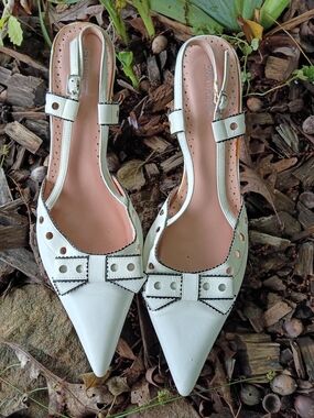 Franco Fortini Kitten Heel Sling Back